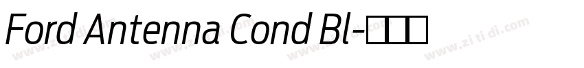 Ford Antenna Cond Bl字体转换